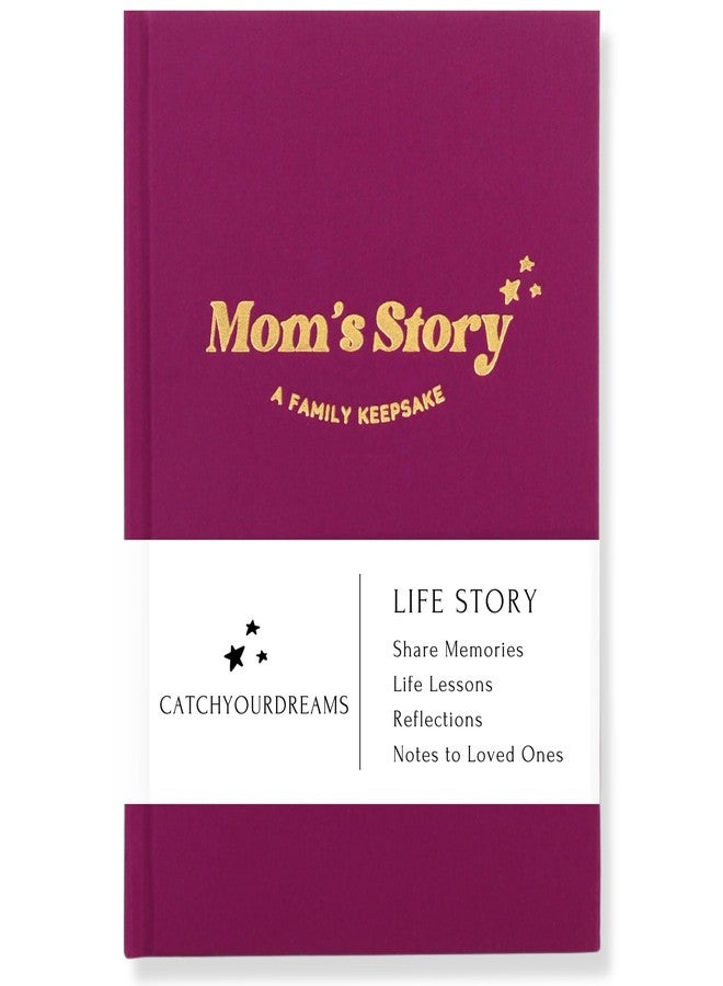 CATCHYOURDREAMS Mom's Story Journal (Hardcover with Case) - A Family Keepsake with + 250 Prompts and Questions to Share Her Life Story and Memories, Sentimental Mother's Day, Birthday Gift Idea - Image 1